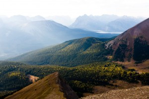 Coming down Mt. Chester, Kananaskis, Alberta