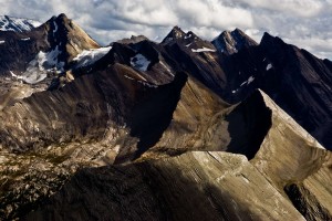 View from Brachiopod Mountain 1, Near the Skoki Valley, Lake Louise Banff National Park, Alberta